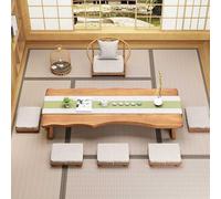 Mesa Japonesa De Suelo Mesa De Comedor Multiusos En El Salón 100 120 140 160 180 200 cm MesaDe Estudio MesaDe Té Que Ahorra Espacio MesaBaja MesaDe Café Sencilla Para Apartamento(180x60x35cm)
