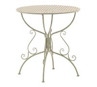 Mesa jardin amanda ø 70 cm metal verde antiguo ø 70 cm