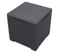Mesa Keter función de almacenamiento color grafito caja de almacenamiento Vigo