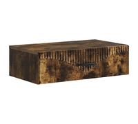 Mesa Lateral Montada en la Pared 59 x 34,5 x 17 cm Madera Sólida | Madera sólida, cajones amplios, tiradores elegantes, estilo minimalista, limpieza con paño húmedo