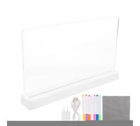 Mesa Luminosa De Dibujo Para Niños | Suministros De Dibujo De 1200mAh | Tablero De Escritura De Acrílico LED,Para Niños Guardería Escuela Aula Casa Oficina Campo De Verano Actividades Grupales