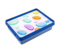 Mesa luminosa para niños, LED brillante, creativa y sensorial | Mesa de actividades para niños, estación de arte para aulas, salas de juegos, escuela y hogar
