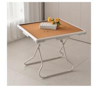 Mesa Mahjong plegable con 4 portavasos y cajón, mesa portátil de 34 pulgadas para mahjong, dominó, póquer, juegos de cartas