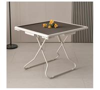 Mesa Mahjong,Plegable - de Juego Multifuncional, Mesas de Cartas Portátil de 86 cm, 4 Portavasos, Cajón, Juegos de Dominó y Póker