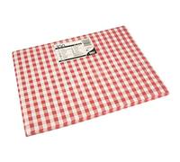 'Mesa Manteles de papel, 30 cm x 40 cm Rojo "cuadros, 100 unidades)