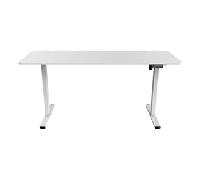 MESA MARS GAMING MGD ERGO PRO W AJUSTE ALTURA ELECTRICO 73-118 TABLERO BLANCO 160x60 CHASIS ACERO MGDERGOPRO160W