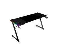 Mesa Mars Gaming Mgdx160rGB Chasis Acero 160x60x75 Fibra de Carbono RGB Mando Gestion Cables Negro