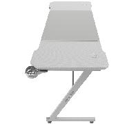 mesa mars gaming mgdx160w chasis acero 160x60x75 fibra de carbono gestion cables blanco