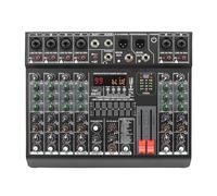 Mesa Mezcladora De Sonido De Audio EQ De 7 Bandas, Consola De DJ Mezcladora De 6/8 Canales Mono Con Salida USB 2 AUX, 48V, 99 Efectos(6 Channel)
