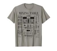 Mesa mezcladora DJ Disc Jockey Mix Music Mixer Vintage Patent Camiseta