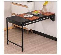 Mesa montada en la pared Escritorio de pared oculto plegable Banco de trabajo multifunción para oficina en casa Convertible en pintura de pared Escritorio resistente Mesa flotante de hojas abatibles