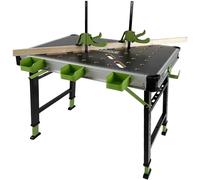 Mesa Multifuncional Mesa De Trabajo Ajustable En Altura Con Placa Perforada