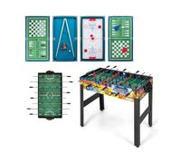 Mesa multijuegos apilable 105 x 106 x 90,5 cm, función polivalente, ambiente amigable, de MDF, multicolor 20_0019344