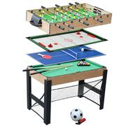 Mesa Multijuegos Moxen Pentaforce - 122 X 62 X 82 Cm - Mesa Multijuegos Con Un Total De 5 MKP