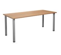 Mesa multiusos DUO-U, tablero recto profundidad 800 mm