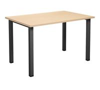 Mesa multiusos DUO-U, tablero recto profundidad 800 mm