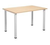 Mesa multiusos DUO-U, tablero recto profundidad 800 mm