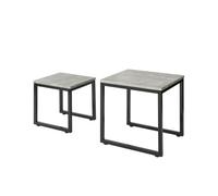 SoBuy FBT42-HG mesa de cafe y auxiliar