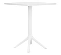 Mesa nuvela 60 x 60 cm plástico blanco ø 60 cm