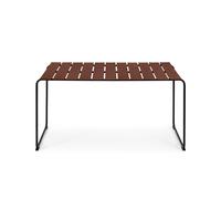 Mesa Ocean 140x70 Rojo Quemado