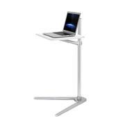 Mesa Ordenador Mesa Auxiliar Ajustable De Aleación De Aluminio, Escritorio De Pie, Escritorio Portátil For Computadora Portátil, Mesita De Noche para Dormitorio Oficina(Blue,Silver)