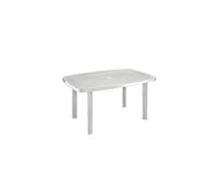 Faro Mesa Componible Ovalada 137X85X72H En Polipropileno Blanco Para Exterior