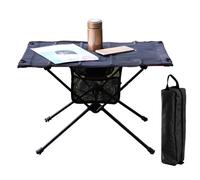 Mesa para Camping,Compacta Y Plegable Con 2 Portavasos | Mesa Para Barbacoa Plegable | Para Uso En Interiores, Exteriores, Durante Barbacoas, En El Patio, Jardín, Área Exterior, La Playa, Camping Y
