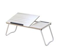 Mesa para Computadora para La Cama, Escritorio para Personas Perezosas En La Cama del Dormitorio, Escritorio Plegable para Computadora, Mesa para Laptop, Fácil De Guardar(Blanco)