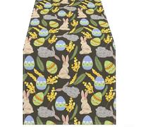 Mesa para corredor, mantel festivo con estampado de frutas para cocina, comedor, sala de estar, mantel individual, decoración del hogar, estilo de lino (3001)