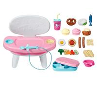 Mesa para Dar de Comer BABY born con función de luz y Sonido - Más de 10 Platos y Bebidas Diferentes - Apta para Todas Las muñecas de 43 cm
