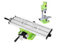 Mesa para fresadora | Mesa de aleación de aluminio con ejes XY ajustables | Tabla compuesta para taladrado y desplazamiento - Para corte, taladrado, fresado de madera, metales, soldadura, fabricación
