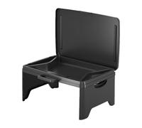 Mesa para laptop, PP, escritorio plegable para regazo de coche, mesa de cama plegable para asiento del pasajero, estudio, comedor, viajes, uso para comer en el sofá, cama, portátil y escribir