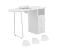 Mesa para manicura - 3 cajones - aspirado | physa