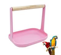Mesa para pájaros, soporte de formación de pájaros, perca de entrenamiento extraíble, no antideslizante, juguetes portátiles para pájaros para fotografía de negocios de mascotas para crías en casa