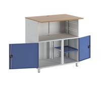 Mesa para PC RAU, con pared medianera