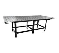 Mesa para soldar Ø perforaciones 28 mm, capacidad de carga 2000 kg