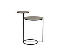 Mesa pequeña minimalista de diseño de hierro para balcón, mesa auxiliar simple, mesa de café, mesa de flores, mesa auxiliar de sofá (color: D, tamaño: 53 x 40 x 55 cm) (D 53 x 40 x 55 cm)