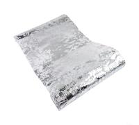 Mesa plateada para camino de 25 cm x 9 m, malla metálica para decoración de boda, fiesta, aspecto dorado brillante, comedor, banquete, decoración de eventos