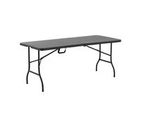 Mesa plegable - 1.830 x 750 x 740 mm - Royal Catering - 150 kg - interior/exterior - Negro