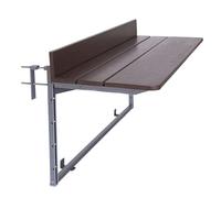 Mesa plegable ajustable para colgar - Escritorio elevador de barra que ahorra espacio para uso en exteriores