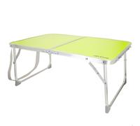 Mesa Plegable Aktive Aluminio y Tablero MDF, 60x40x25 Cm, Verde