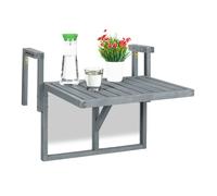 Mesa plegable balcon mesita colgante 20 kg gris mesa auxiliar balcón ligera