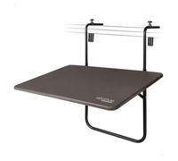 Mesa plegable balcón multiposición Aktive, Gris, 61034