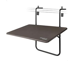 Mesa plegable balcón multiposición Aktive, Gris, 61034