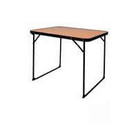 Mesa Plegable Camping Bambú C/asa Transporte Aktive MKP