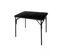 Mesa Plegable Camping Maletín Antideslizante Negro C/sistema De Nivelación Aktive MKP