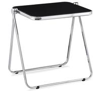 Mesa Plegable compacta con Bandeja para TV, Mesa Plegable de acrílico, Escritorio pequeño para Oficina en casa, Mesa Auxiliar, Escritorio pequeño, para Espacios pequeños,C