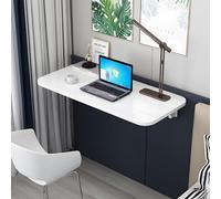 Mesa plegable compacta de pared de 80 x 20 cm, versátil para ahorrar espacio, para el hogar, oficina, comedor, elegante diseño blanco para un uso cómodo