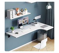 Mesa plegable compacta para espacios pequeños, escritorio montado en la pared, 90 x 60 x 40 cm, ahorra espacio, multifunción, fácil instalación, ideal para oficina en casa y habitaciones minimalistas.