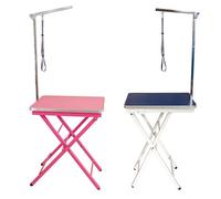 Mesa plegable con horca mesa plegable azul con horca